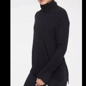 Athleta Black Transit Turtleneck Sweater